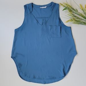 LUSH Sleeveless Chiffon Tank Top XS